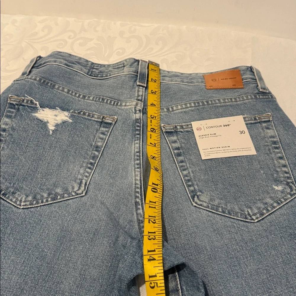 🎉HP🎉AG Hi-Rise Straight Leg Jeans. Ladies 30 - Picture 14 of 16